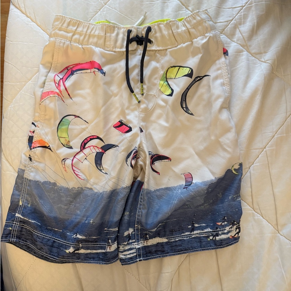 GAP Kids Neon Yellow Swim Shorts
